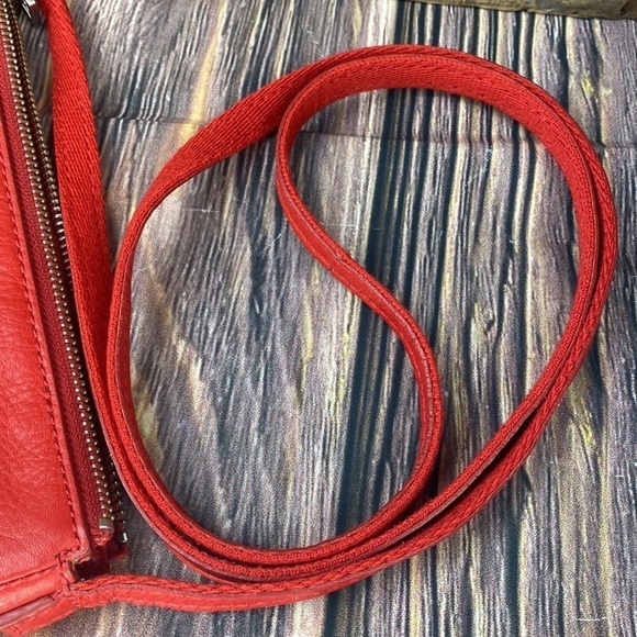 Fossil Red Leather Crossbody - Picture 10 of 13
